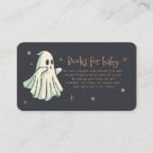 Ghost Halloween Spooktacular Books für Baby Begleitkarte (Vorderseite)