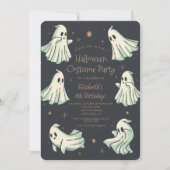 Ghost Halloween Spooktacular Costum Geburtstagspar Einladung (Vorderseite)