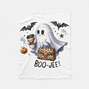 Ghost Halloween Spooky Boo Autumn Halloween Ghost Fleecedecke