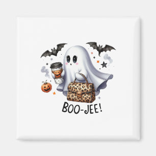 Ghost Halloween Spooky Boo Autumn Halloween Ghost Magnet