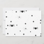 Ghost Halloween Spooky ein erster Geburtstag Einladung (Rückseite)