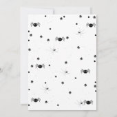 Ghost Halloween Spooky vibes Retro Groovy Geburtst Einladung (Rückseite)