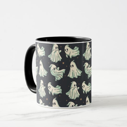 Ghost Halloween Tasse (Vorderseite Links)