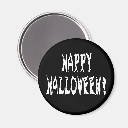 Ghost Halloween Text Magnet (Vorderseite/Rückseite)