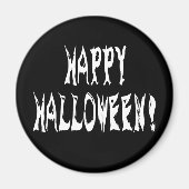 Ghost Halloween Text Magnet (Vorne)
