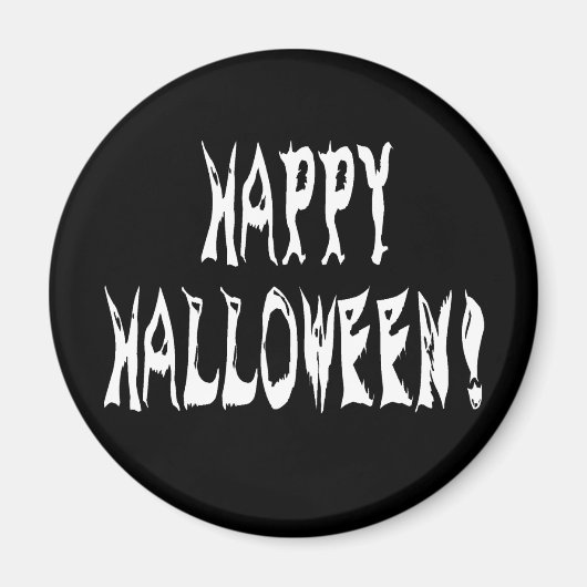 Ghost Halloween Text Magnet (Vorne)