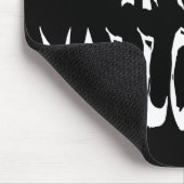 Ghost Halloween Text Mousepad (Ecke)