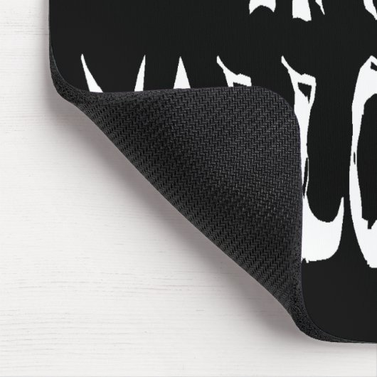 Ghost Halloween Text Mousepad (Ecke)