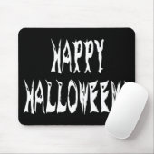 Ghost Halloween Text Mousepad (Mit Mouse)
