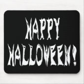 Ghost Halloween Text Mousepad (Vorne)