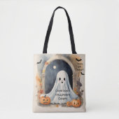 Ghost Halloween Trick oder Treat Candy Tasche (Vorderseite)