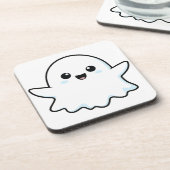 Ghost Halloween TShirt Getränkeuntersetzer (Linke Seite)