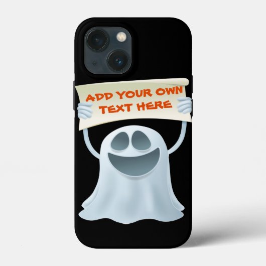 Ghost-Haltetext Case-Mate iPhone Hülle (Rückseite)