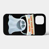 Ghost-Haltetext Case-Mate iPhone Hülle (Rückseite (Horizontal))