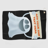 Ghost-Haltetext Golfhandtuch (Horizontal)