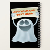 Ghost-Haltetext Notizblock (Rückseite)