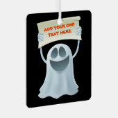 Ghost-Haltetext Ornament Aus Metall (Vorderseite Rechts)