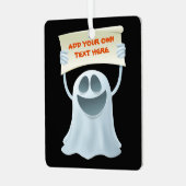 Ghost-Haltetext Ornament Aus Metall (Vorderseite links)