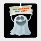 Ghost-Haltetext Ornament Aus Metall (Rückseite)