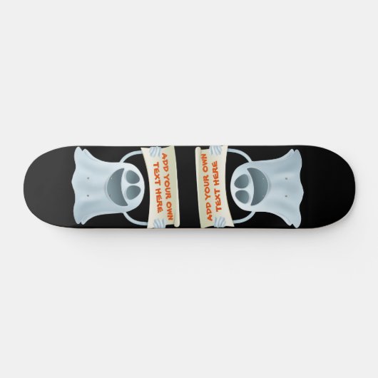 Ghost-Haltetext Skateboard (Horizontal)