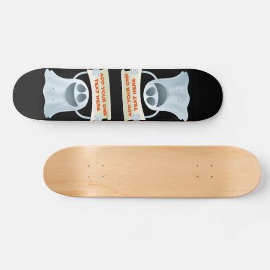 Ghost-Haltetext Skateboard (Horizontal)
