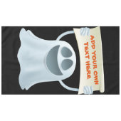 Ghost-Haltetext Tischdecke (Vorderseite (Horizontal))