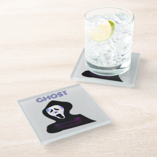 GHOST HALWEEN GLASUNTERSETZER (Schrägansicht)