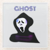 GHOST HALWEEN GLASUNTERSETZER (Vorderseite)