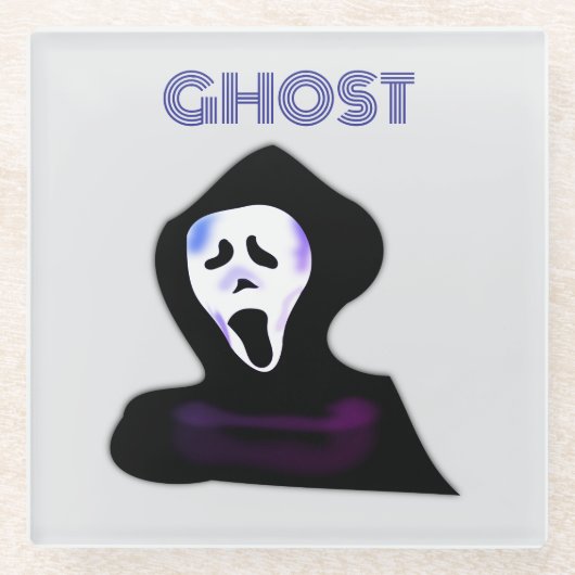GHOST HALWEEN GLASUNTERSETZER (Vorderseite)