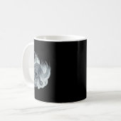 Ghost Hannya Mask Tattoo Design Kaffeetasse (Vorderseite Links)