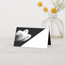 Ghost Happy Halloween Party Name Platzkarte