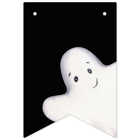 Ghost Happy Halloween Wimpelkette (Erste Fahne)