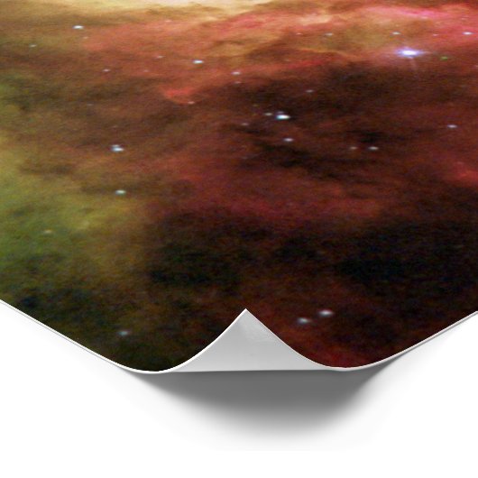 Ghost Head Nebula Space NASA Poster (Ecke)