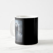 Ghost Heart Hands Beängstigend Face Horror Poster Kaffeetasse (Vorderseite Links)