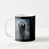 Ghost Heart Hands Beängstigend Face Horror Poster Kaffeetasse (Links)