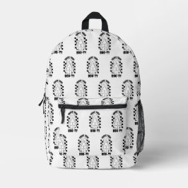 Ghost-Hintern-Design - "Schütteln Sie Ihre Booty" Bedruckter Rucksack