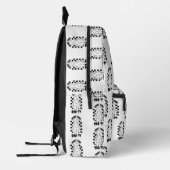 Ghost-Hintern-Design - "Schütteln Sie Ihre Booty" Bedruckter Rucksack (Links)