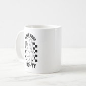 Ghost-Hintern-Design - "Schütteln Sie Ihre Booty" Kaffeetasse (Vorderseite Links)