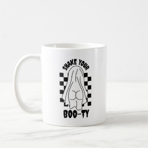 Ghost-Hintern-Design - "Schütteln Sie Ihre Booty" Kaffeetasse
