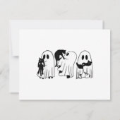 Ghost Holding Black Cat Funny Halloween Cat Liebha (Rückseite)