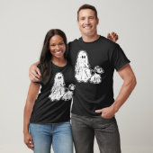Ghost Holding Puppy Dog Halloween Costume Ghoul Do T-Shirt (Unisex)