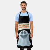 Ghost holding text   schürze (Getragen)