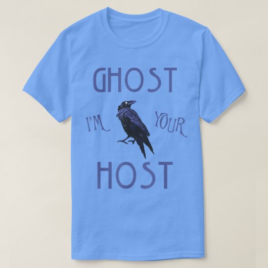 Ghost Host Foolish Mortals Beängstigend Themenpark T-Shirt (Design vorne)