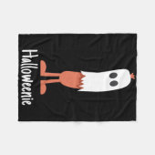 Ghost Hot Dog Halloweenie Kostüm Spaß Nahrung Hall Fleecedecke (Vorderseite (Horizontal))
