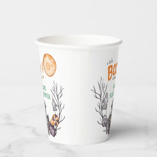 Ghost House Halloween Baby Shower Fall Thema Pappbecher (Rechts)