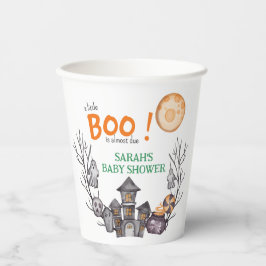 Ghost House Halloween Baby Shower Fall Thema Pappbecher