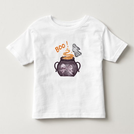 Ghost House Halloween Kinderdusche Kleinkind T-shirt (Vorderseite)