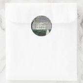 Ghost House Runder Aufkleber (Tasche)