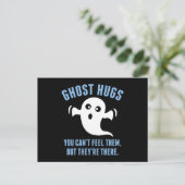 Ghost Hugs Postkarte (Stehend Vorderseite)