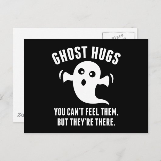 Ghost Hugs Postkarte (Vorne/Hinten)